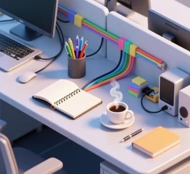 Declutter Your Mind: The Guide to Desk Cable Management